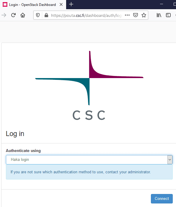 My CSC login