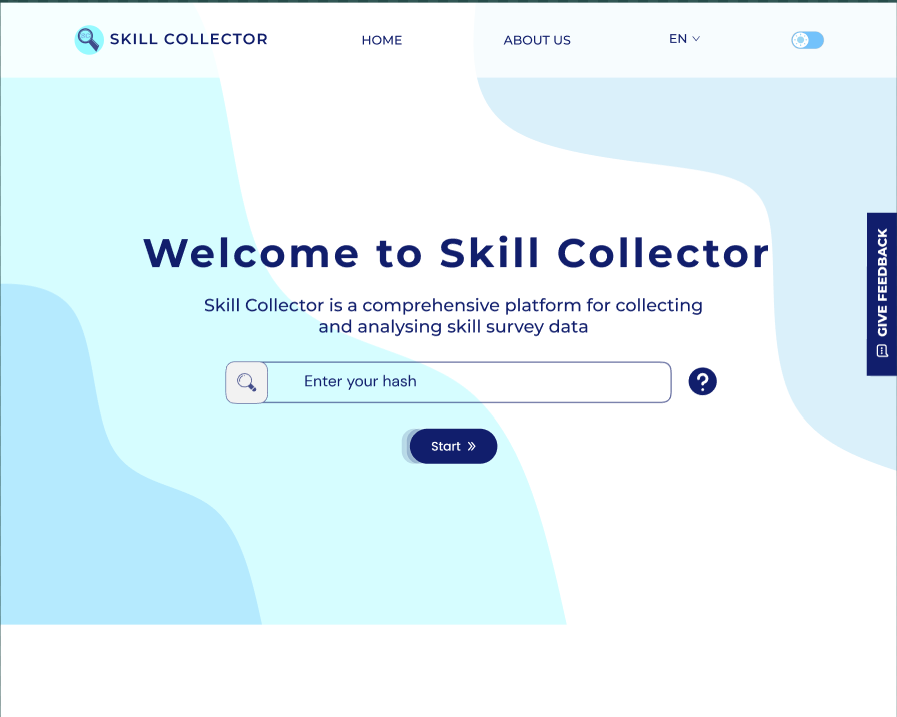 Skill Collector 1.0 mockup